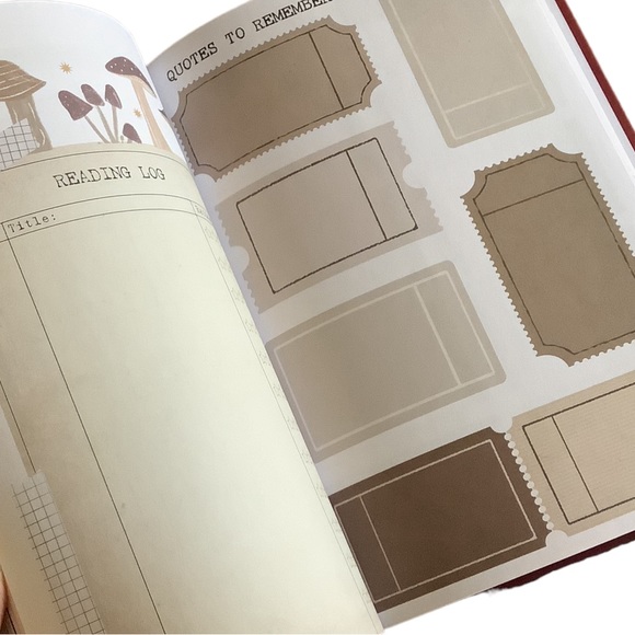 Reading Journal Planner New Hardback TBR - Picture 11 of 15